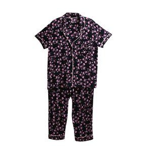 NWT Alfani Floral Printed Knit Pajama Set